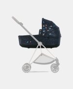 Carucior 2 in 1 Landou MIOS Lux Jewels of Nature | dark blue + Cadru Carucior pentru Copii Mios Chrome Black + Scoica Auto CLOUD T I-SIZE Jewels of Nature | dark blue Cybex Platinum - imagine 13