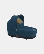 Carucior Nou Nascut Mios: Cadru Carucior pentru Copii Mios Rosegold + Landou Mios Lux Mountain Blue Cybex Platinum - imagine 4