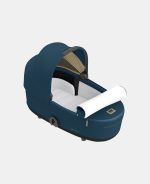 Carucior Nou Nascut Mios: Cadru Carucior pentru Copii Mios Rosegold + Landou Mios Lux Mountain Blue Cybex Platinum - imagine 5