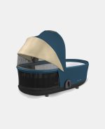 Carucior Nou Nascut Mios: Cadru Carucior pentru Copii Mios Rosegold + Landou Mios Lux Mountain Blue Cybex Platinum - imagine 8