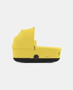 Carucior Nou Nascut Mios: Cadru Carucior pentru Copii Mios Chrome Black + Landou Mios Lux Mustard Yellow Cybex Platinum - imagine 7