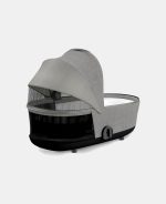 Carucior Nou Nascut Mios: Cadru Carucior pentru Copii Mios Chrome Brown + Landou Mios Lux Manhattan Grey Plus Cybex Platinum - imagine 8