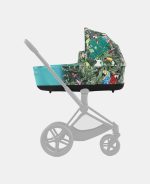 Carucior 2 in 1 Landou Priam Lux pentru căruciorul Priam Design Collaborations We The Best | mid turquoise + Cadru Carucior pentru Copii Priam Rosegold + Parte Sport Carucior Priam Design Collaborations We The Best Cybex Fashion - imagine 15