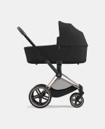 Landou Priam Lux pentru căruciorul Priam Fashion Collections Spring Blossom Dark Negru Cybex Platinum - imagine 10