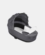 Carucior Nou Nascut Priam: Landou Priam Lux pentru căruciorul Priam Fashion Collections Dream Grey + Cadru Carucior pentru Copii Priam Matt Black Cybex Platinum - imagine 12