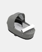 Carucior Nou Nascut Electric E-Priam: Cadru Cărucior pentru Copii e-Priam Matt + Landou PRIAM Lux Soho Grey Cybex Platinum - imagine 6