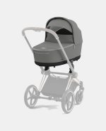 Carucior Nou Nascut Electric E-Priam: Cadru Cărucior pentru Copii e-Priam Matt + Landou PRIAM Lux Soho Grey Cybex Platinum - imagine 10