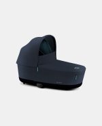 Carucior Nou Nascut Electric E-Priam: Cadru Cărucior pentru Copii e-Priam Chrome Black + Landou PRIAM Lux Midnight Blue Plus Cybex Platinum - imagine 5
