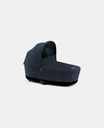 Carucior Nou Nascut Electric E-Priam: Cadru Cărucior pentru Copii e-Priam Chrome Black + Landou PRIAM Lux Midnight Blue Plus Cybex Platinum - imagine 4