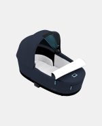 Carucior Nou Nascut Electric E-Priam: Cadru Cărucior pentru Copii e-Priam Chrome Black + Landou PRIAM Lux Midnight Blue Plus Cybex Platinum - imagine 6