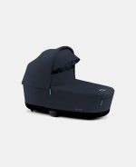 Carucior Nou Nascut Electric E-Priam: Cadru Cărucior pentru Copii e-Priam Chrome Black + Landou PRIAM Lux Midnight Blue Plus Cybex Platinum - imagine 7