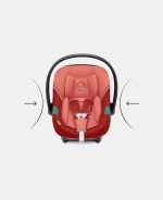 Scoică Auto pentru Copii Aton S2 i-Size Hibiscus Red Cybex Gold - imagine 15