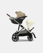 Cărucior pentru copii Gazelle S TPE Seashell Beige Cybex Gold - imagine 4