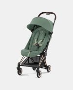 Carucior Coya Leaf Green cadru Rosegold Cybex Platinum - imagine 2