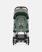 Carucior Coya Leaf Green cadru Rosegold Cybex Platinum - imagine 3
