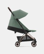 Carucior Coya Leaf Green cadru Rosegold Cybex Platinum - imagine 7