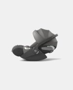 Carucior 2 in 1 : Cadru Carucior pentru Copii Mios Matt Black + Parte Sport Carucior MIOS Mirage Grey + Scoică Auto pentru Copii Cloud T i-Size Comfort Mirage Grey Cybex Platinum - imagine 15