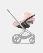 Carucior 2 in 1 Cadru Carucior pentru Copii Priam Chrome Black + Parte Sport Carucior Priam Peach Pink + Scoică Auto pentru Copii Cloud T i-Size Plus Peach Pink Cybex Platinum - imagine 20