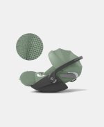 Carucior 2 in 1 : Cadru Carucior pentru Copii Mios Chrome Brown + Parte Sport Carucior MIOS Leaf Green + Scoică Auto pentru Copii Cloud T i-Size Plus Leaf Green Cybex Platinum - imagine 14