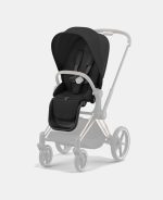 Carucior 2 in 1 Cadru Cărucior pentru Copii e-Priam Matt Black + Landou PRIAM Lux Sepia Black + Parte Sport Carucior Priam Sepia Black Cybex Platinum - imagine 15