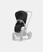 Carucior 2 in 1 Cadru Cărucior pentru Copii e-Priam Matt Black + Landou PRIAM Lux Sepia Black + Parte Sport Carucior Priam Sepia Black Cybex Platinum - imagine 14