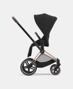 Carucior 2 in 1 Cadru Cărucior pentru Copii e-Priam Matt Black + Landou PRIAM Lux Sepia Black + Parte Sport Carucior Priam Sepia Black Cybex Platinum - imagine 17