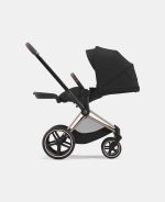 Carucior 2 in 1 Cadru Cărucior pentru Copii e-Priam Matt Black + Landou PRIAM Lux Sepia Black + Parte Sport Carucior Priam Sepia Black Cybex Platinum - imagine 18