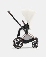 Carucior 2 in 1 Cadru Carucior pentru Copii Priam Chrome Black + Parte Sport Carucior Priam Off White + Scoică Auto pentru Copii Cloud T i-Size Plus Platinum White Cybex Platinum - imagine 10