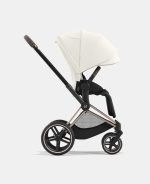 Carucior 2 in 1 Cadru Carucior pentru Copii Priam Chrome Black + Parte Sport Carucior Priam Off White + Scoică Auto pentru Copii Cloud T i-Size Plus Platinum White Cybex Platinum - imagine 12