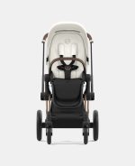 Carucior 2 in 1 Cadru Carucior pentru Copii Priam Chrome Black + Parte Sport Carucior Priam Off White + Scoică Auto pentru Copii Cloud T i-Size Plus Platinum White Cybex Platinum - imagine 13