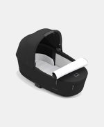 Carucior 2 in 1 Cadru Cărucior pentru Copii e-Priam Matt Black + Landou PRIAM Lux Sepia Black + Parte Sport Carucior Priam Sepia Black Cybex Platinum - imagine 9
