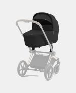 Carucior 2 in 1 Cadru Cărucior pentru Copii e-Priam Matt Black + Landou PRIAM Lux Sepia Black + Parte Sport Carucior Priam Sepia Black Cybex Platinum - imagine 13