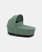 Carucior 2 in 1 Cadru Carucior pentru Copii Priam Chrome Black + Landou PRIAM Lux Leaf Green + Parte Sport Carucior Priam Leaf Green Cybex Platinum - imagine 6
