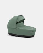Carucior 2 in 1 Cadru Carucior pentru Copii Priam Chrome Black + Landou PRIAM Lux Leaf Green + Parte Sport Carucior Priam Leaf Green Cybex Platinum - imagine 10