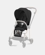 Carucior 3 in 1 Cadru Carucior pentru Copii Mios Rosegold + Parte Sport Carucior MIOS Sepia Black + Landou Mios Lux Sepia Black + Scoică Auto pentru Copii Cloud T i-Size Plus Sephia Black Cybex Platinum - imagine 3
