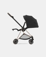 Carucior 2 in 1 : Cadru Carucior pentru Copii Mios Chrome Brown + Landou Mios Lux Sepia Black + Parte Sport Carucior MIOS Sepia Black Cybex Platinum - imagine 16