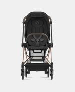 Carucior 2 in 1 : Cadru Carucior pentru Copii Mios Chrome Brown + Landou Mios Lux Sepia Black + Parte Sport Carucior MIOS Sepia Black Cybex Platinum - imagine 18
