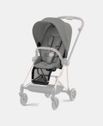 Carucior 2 in 1 : Cadru Carucior pentru Copii Mios Matt Black + Parte Sport Carucior MIOS Mirage Grey + Scoică Auto pentru Copii Cloud T i-Size Comfort Mirage Grey Cybex Platinum - imagine 7