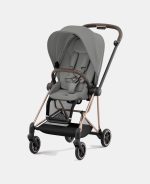 Carucior 2 in 1 : Cadru Carucior pentru Copii Mios Matt Black + Parte Sport Carucior MIOS Mirage Grey + Scoică Auto pentru Copii Cloud T i-Size Comfort Mirage Grey Cybex Platinum - imagine 8