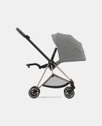 Carucior 2 in 1 : Cadru Carucior pentru Copii Mios Matt Black + Parte Sport Carucior MIOS Mirage Grey + Scoică Auto pentru Copii Cloud T i-Size Comfort Mirage Grey Cybex Platinum - imagine 10