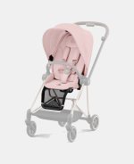 Carucior 2 in 1 : Cadru Carucior pentru Copii Mios Matt Black + Landou Mios Lux Peach Pink + Parte Sport Carucior MIOS Peach Pink Cybex Platinum - imagine 13