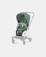 Carucior Sport Mios: Cadru Carucior pentru Copii Mios Chrome Black + Parte Sport Carucior MIOS Leaf Green Cybex Platinum - imagine 6