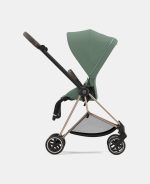 Carucior 2 in 1 : Cadru Carucior pentru Copii Mios Chrome Brown + Parte Sport Carucior MIOS Leaf Green + Scoică Auto pentru Copii Cloud T i-Size Plus Leaf Green Cybex Platinum - imagine 9