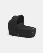 Carucior Nou Nascut Mios: Cadru Carucior pentru Copii Mios Chrome Brown + Landou Mios Lux Sepia Black Cybex Platinum - imagine 5