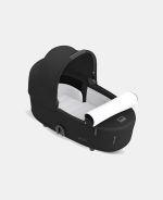Carucior Nou Nascut Mios: Cadru Carucior pentru Copii Mios Chrome Brown + Landou Mios Lux Sepia Black Cybex Platinum - imagine 7