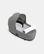 Carucior 2 in 1 : Cadru Carucior pentru Copii Mios Chrome Black + Landou Mios Lux Mirage Grey + Parte Sport Carucior MIOS Mirage Grey Cybex Platinum - imagine 8