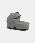 Carucior 2 in 1 : Cadru Carucior pentru Copii Mios Chrome Black + Landou Mios Lux Mirage Grey + Parte Sport Carucior MIOS Mirage Grey Cybex Platinum - imagine 9