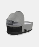 Carucior 2 in 1 : Cadru Carucior pentru Copii Mios Chrome Black + Landou Mios Lux Mirage Grey + Parte Sport Carucior MIOS Mirage Grey Cybex Platinum - imagine 11