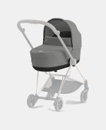 Carucior 2 in 1 : Cadru Carucior pentru Copii Mios Chrome Black + Landou Mios Lux Mirage Grey + Parte Sport Carucior MIOS Mirage Grey Cybex Platinum - imagine 12