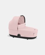 Carucior 2 in 1 : Cadru Carucior pentru Copii Mios Matt Black + Landou Mios Lux Peach Pink + Parte Sport Carucior MIOS Peach Pink Cybex Platinum - imagine 6